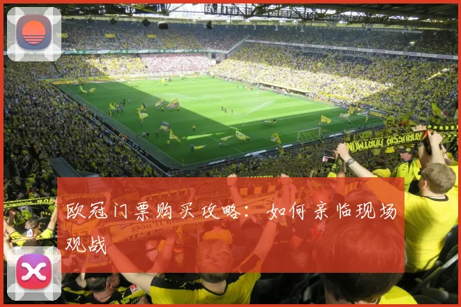 欧冠门票购买攻略：如何亲临现场观战
