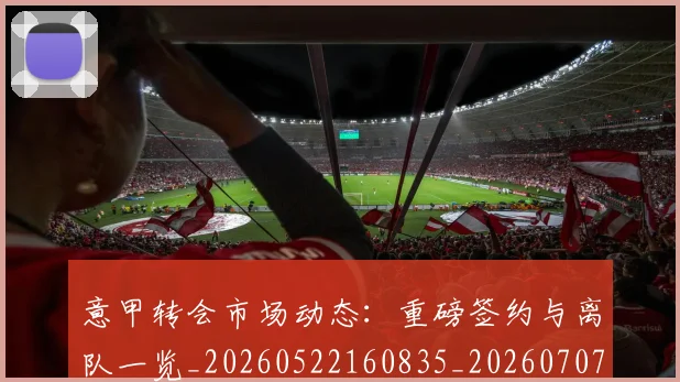 意甲转会市场动态：重磅签约与离队一览_20260522160835_20260707013006